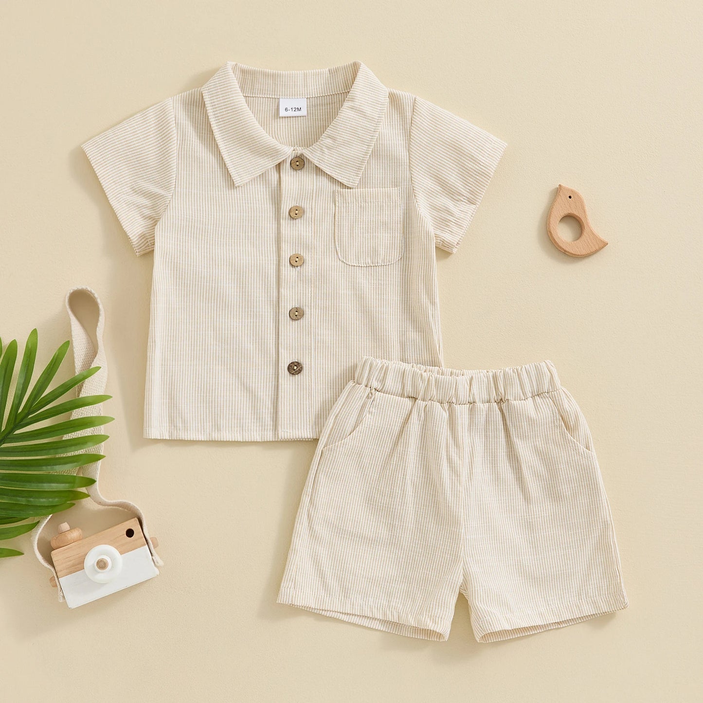 Boy Summer Tops Shorts Set