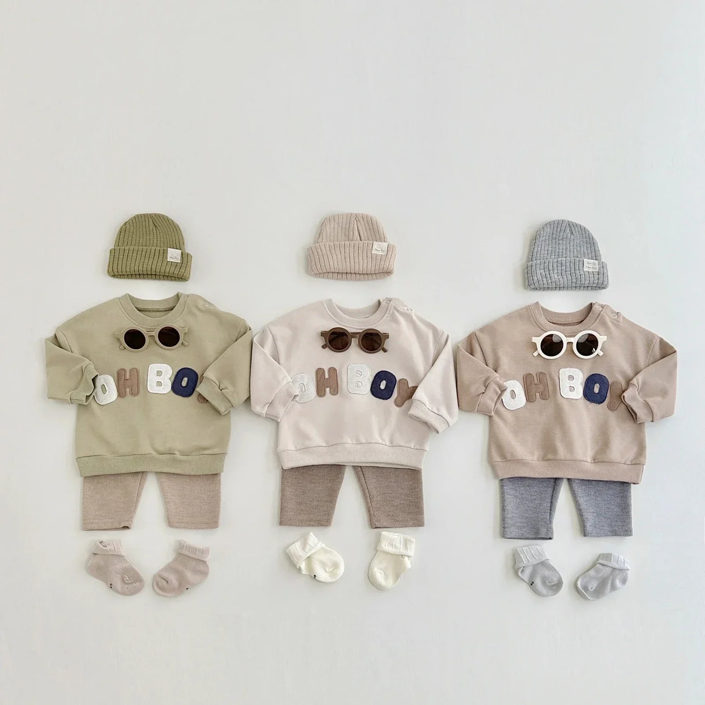 Boy Letter Patch Lounge Set