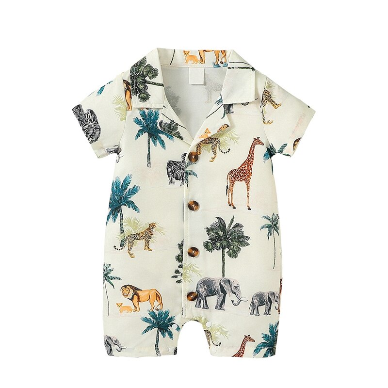 Baby Boy Jungle Romper