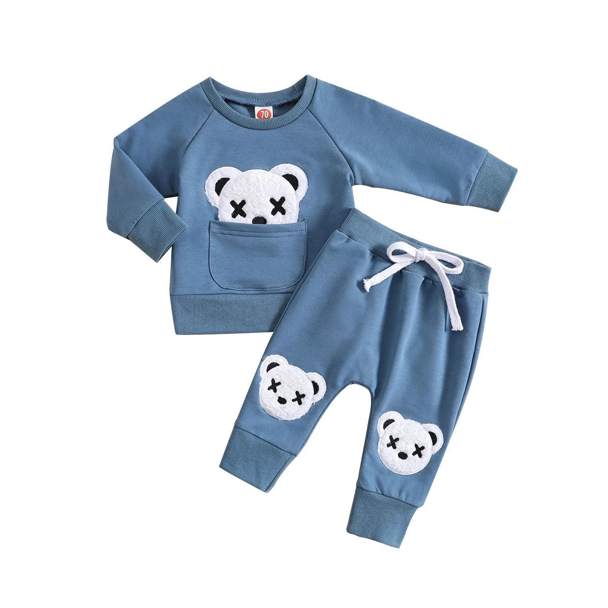 Boy Long Sleeve Bear Lounge Set