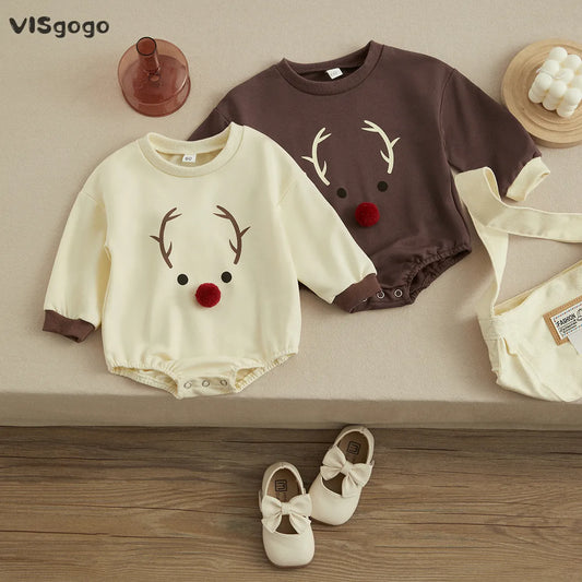 Baby Reindeer Romper