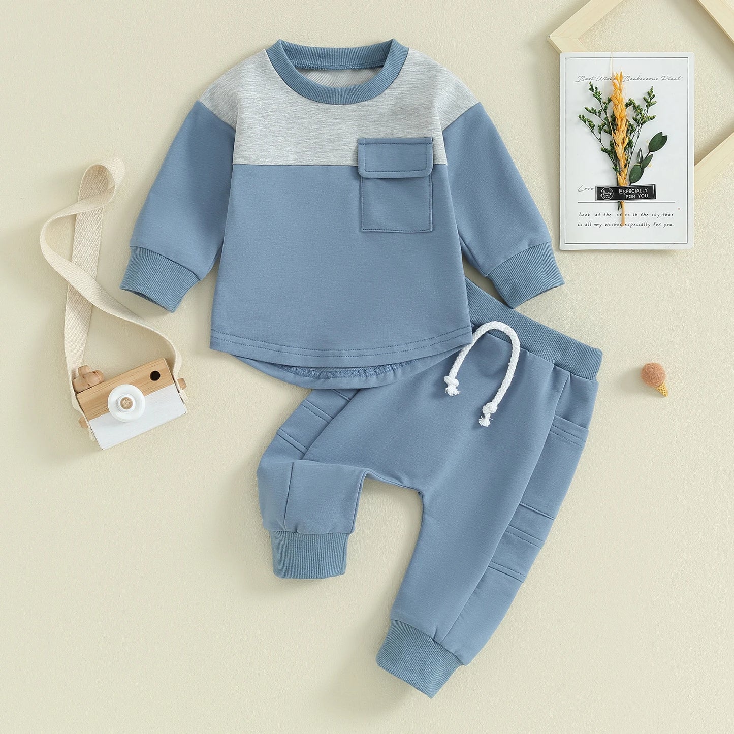 Boy Long Sleeve Pocket Tracksuit