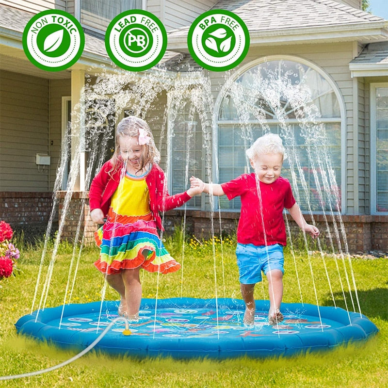 Children Sprinkler Water Mat