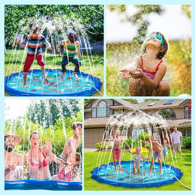 Children Sprinkler Water Mat