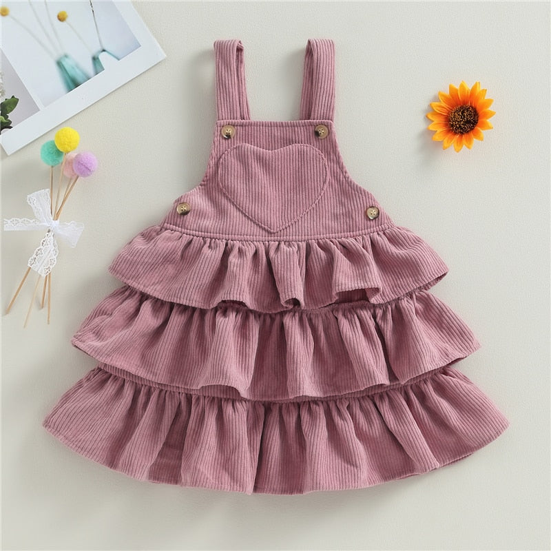 Girls Ruffle Summer Dress