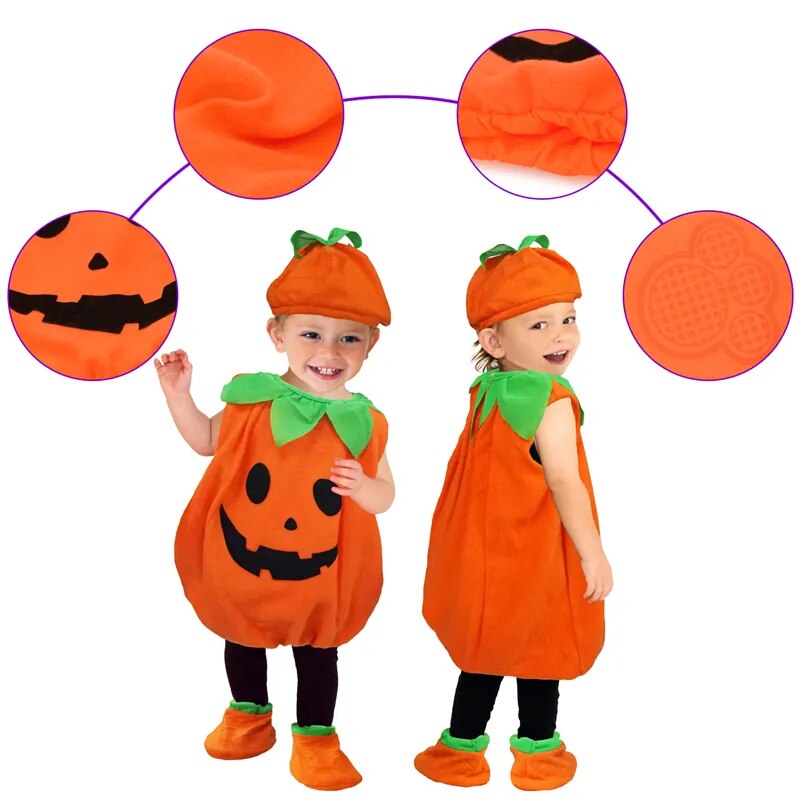 Children's Halloween Pumpkin Costume