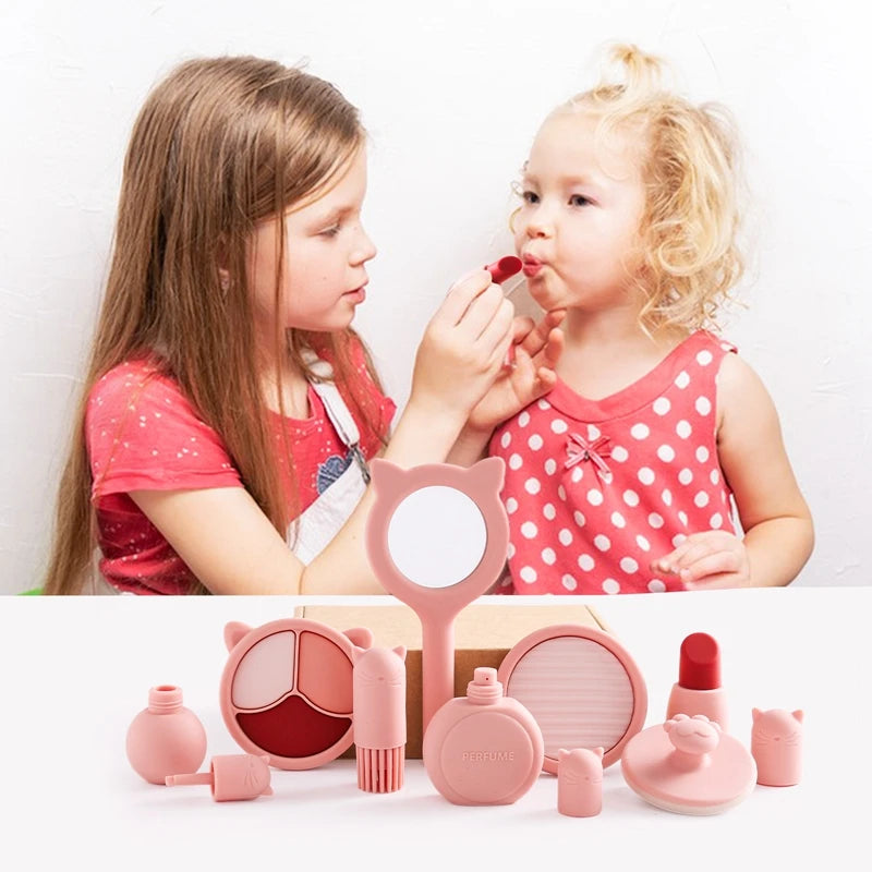 Childrens Silicone Pretend Makeup Set