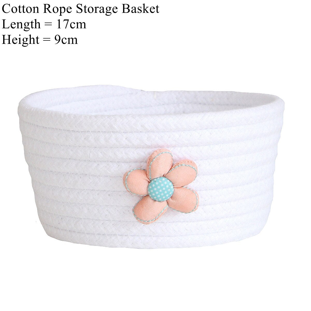 Cotton Rope Animal Woven Storage Basket