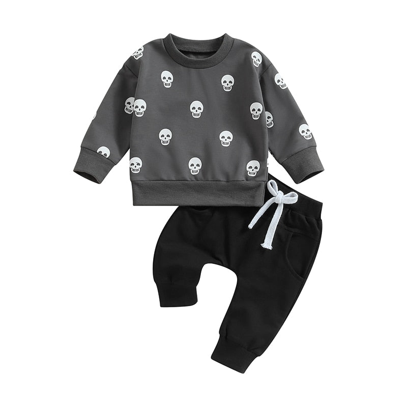 Boys Skull Tracksuit