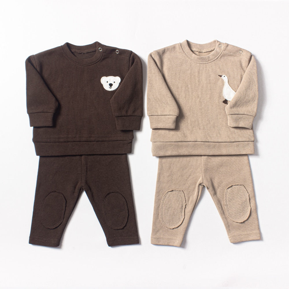 Boy Cotton Patch Goose Lounge Set