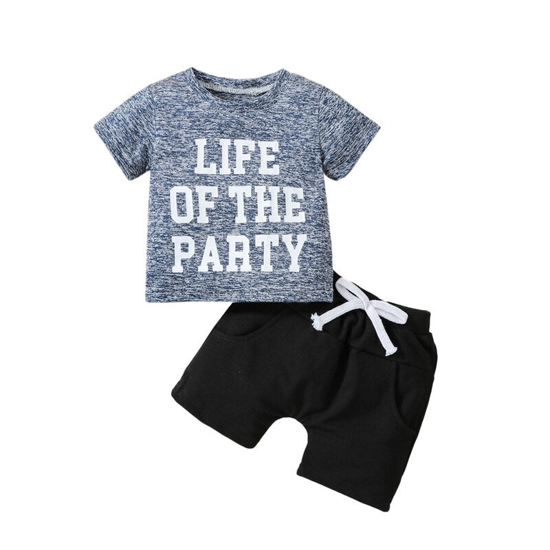 Boys Short Sleeve Top and Shorts Set