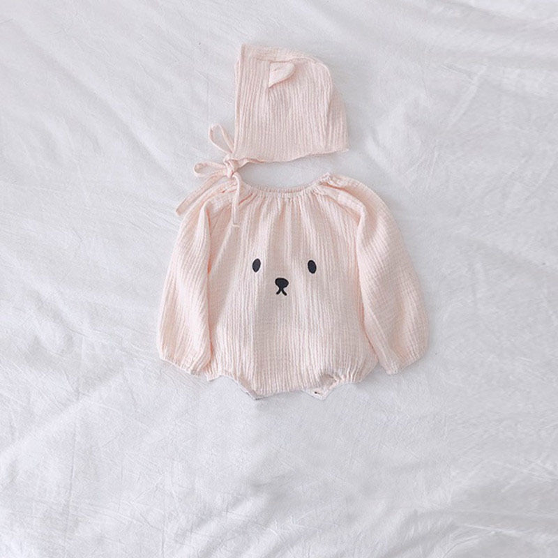 Baby Organic Cotton Long Sleeve Tops + Shorts