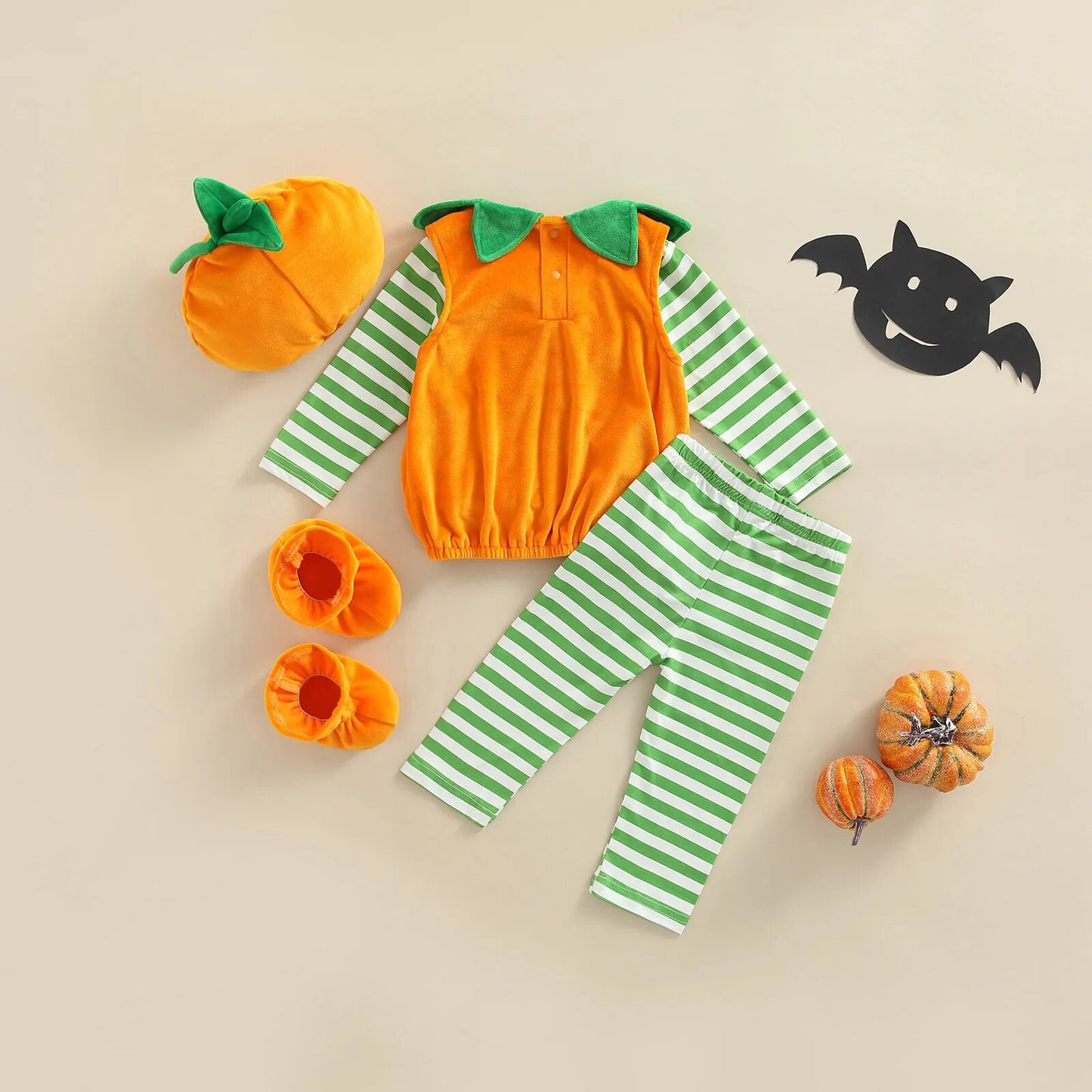 Children's Halloween Pumpkin Outfit