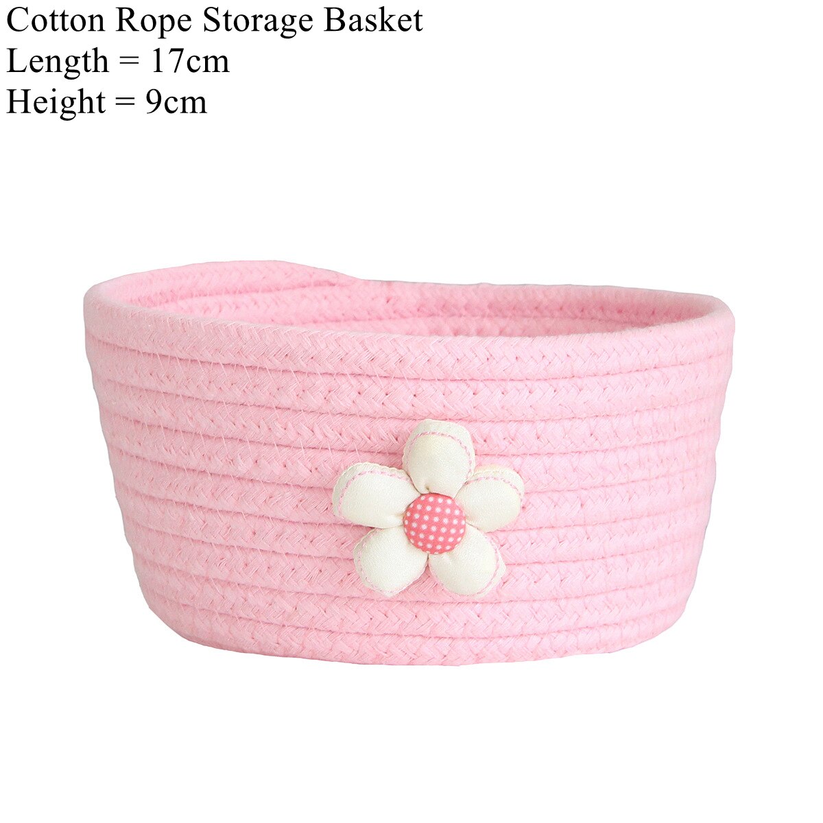 Cotton Rope Animal Woven Storage Basket