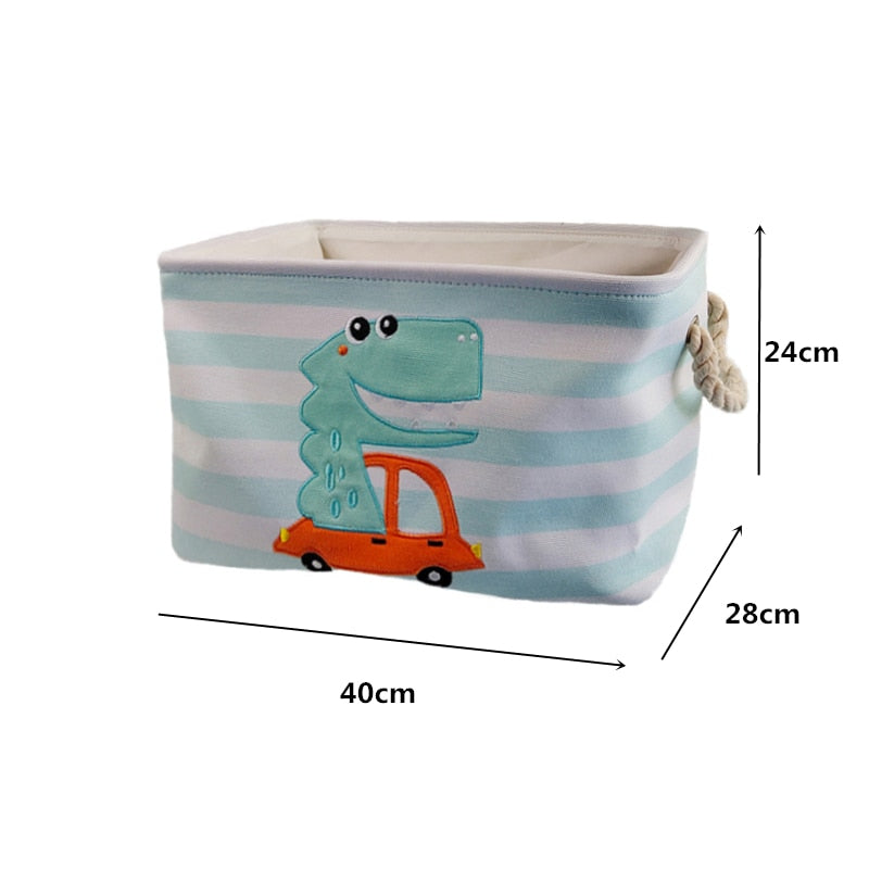 Childrens Animal Canvas storage basket