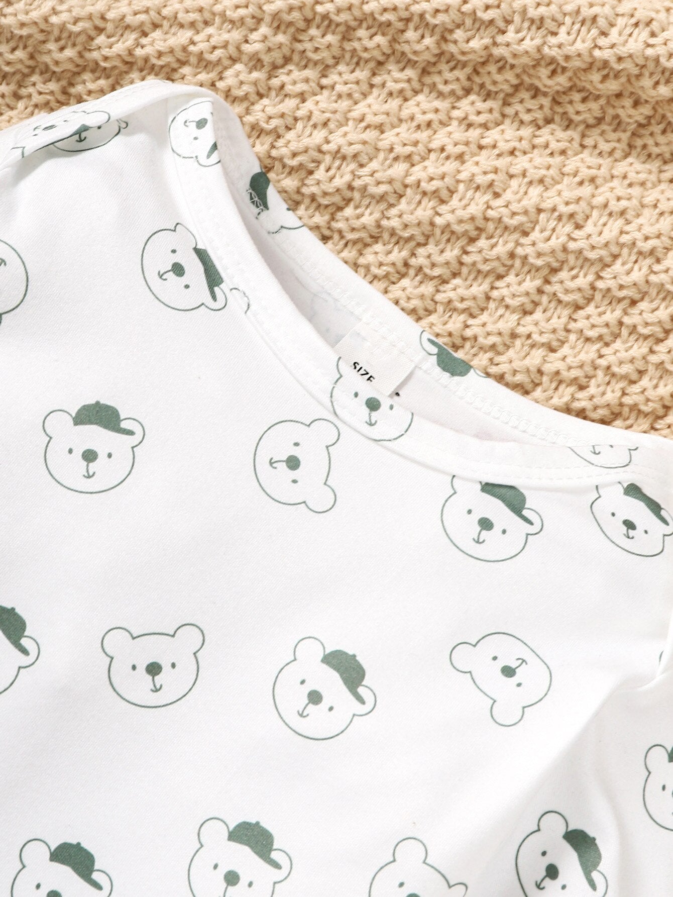 Baby Boy Bear Romper