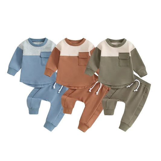 Boy Long Sleeve Pocket Tracksuit