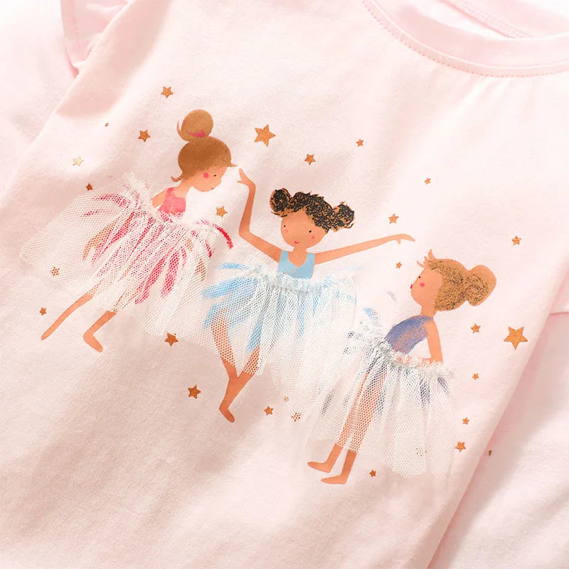 Girls Ballerina Long sleeve Top