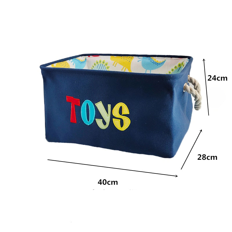 Childrens Animal Canvas storage basket