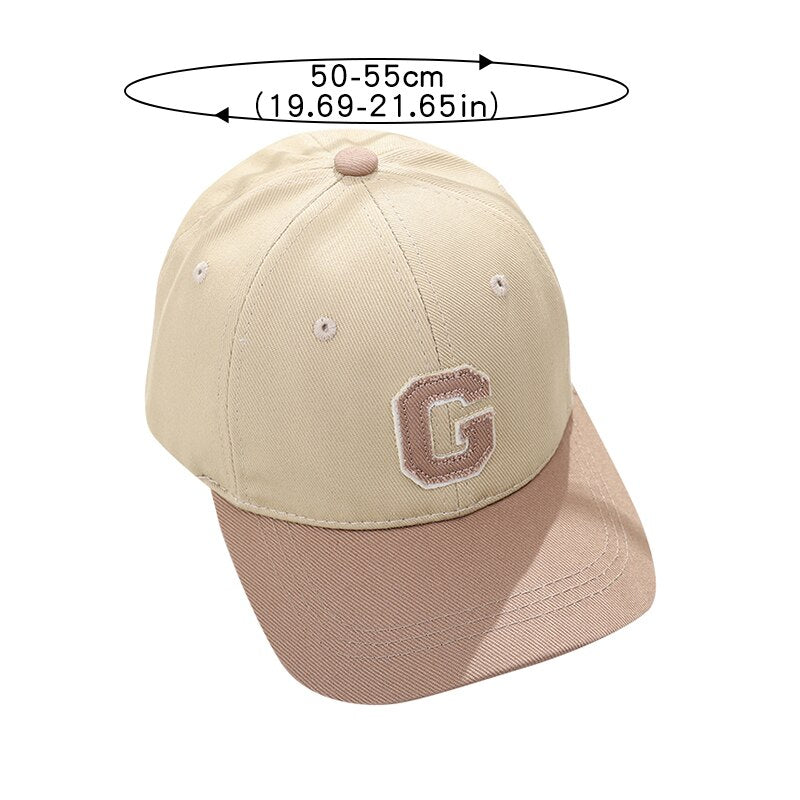 Children's G Embroidery Baseball Cap