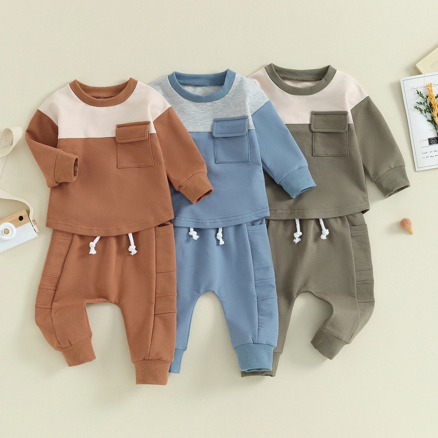 Boy Long Sleeve Pocket Tracksuit