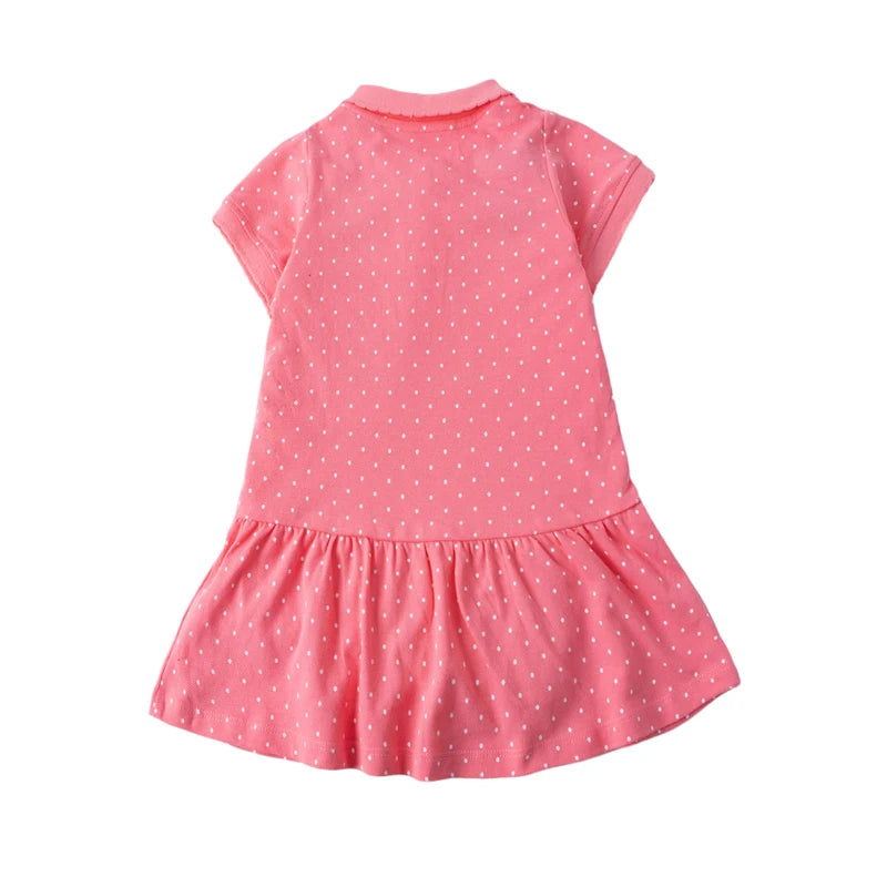 Girls Strawberry Polo Dress