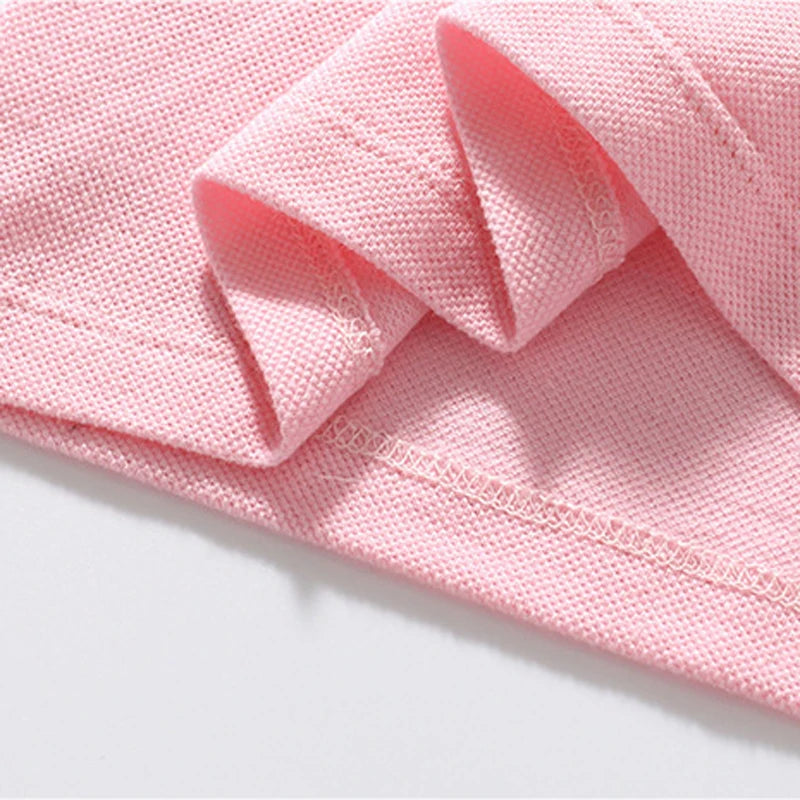 Girls Pink Polo Shirt