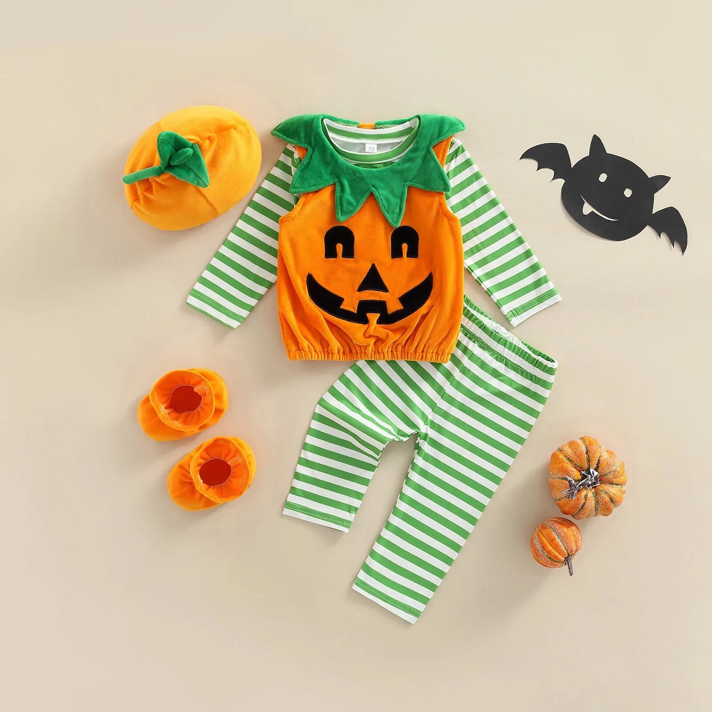 Children's Halloween Pumpkin Outfit