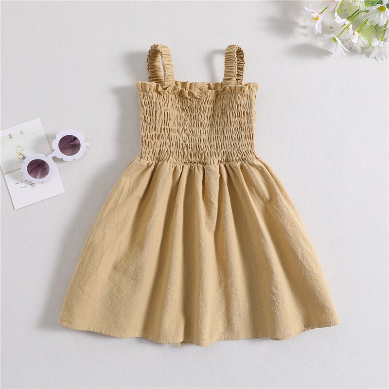 Girls Summer Sleeveless Dress