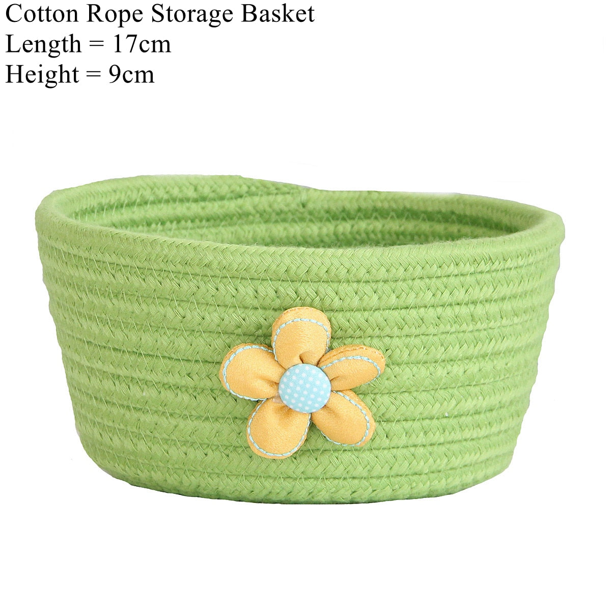 Cotton Rope Animal Woven Storage Basket