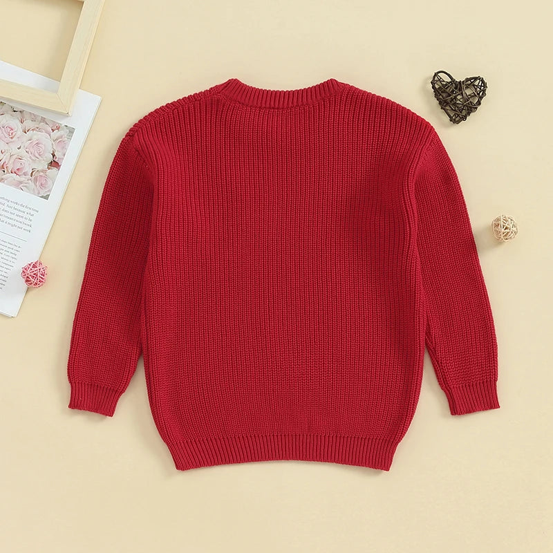 Girl Valentine’s Day Heart Jumper