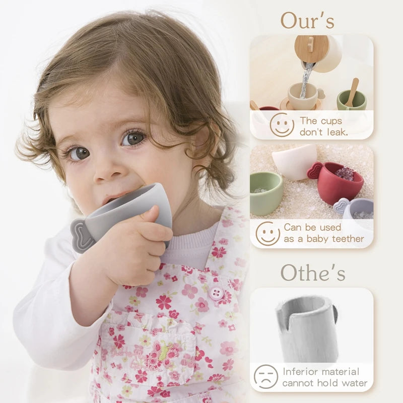 Childrens Silicone Tea Set