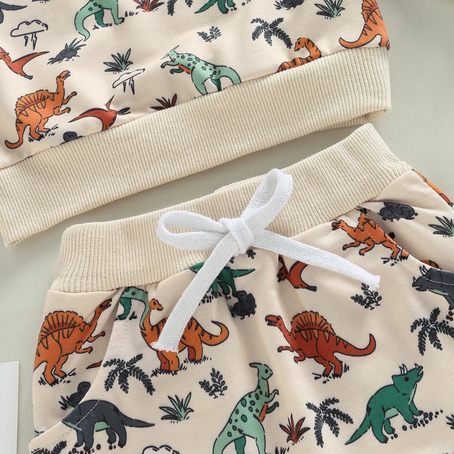 Dinosaur Boy Long Sleeve Lounge Set