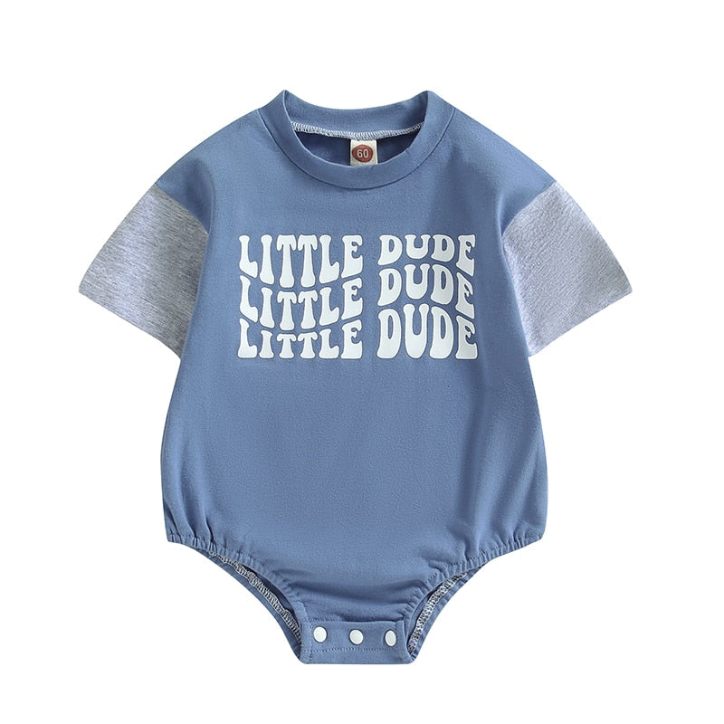 Little Dude Boys Romper