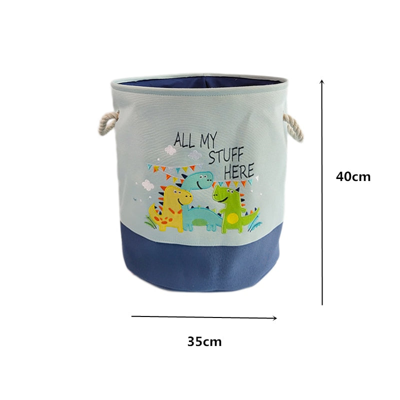 Childrens Animal Canvas storage basket