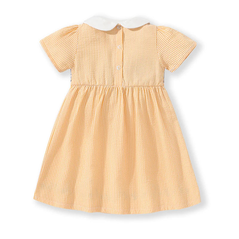 Girls Yellow Duck Summer Dress