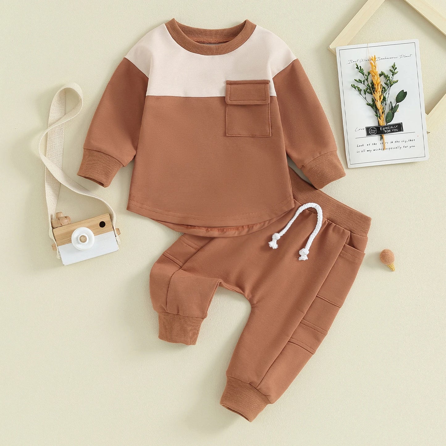 Boy Long Sleeve Pocket Tracksuit