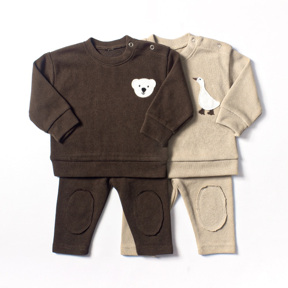 Boy Cotton Patch Goose Lounge Set