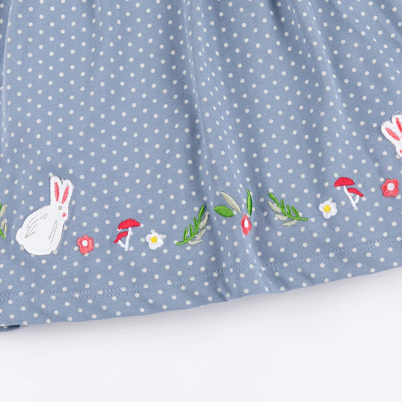 Girls Cotton Rabbit Dress