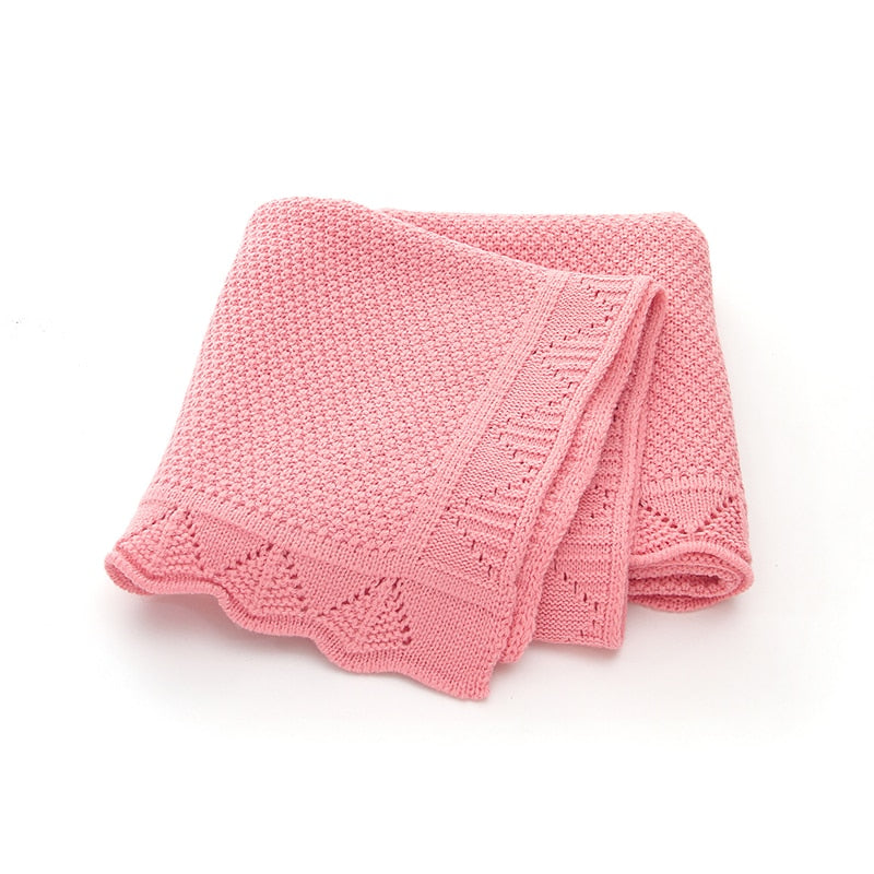 Knitted Newborn Swaddle Wrap 100*80cm