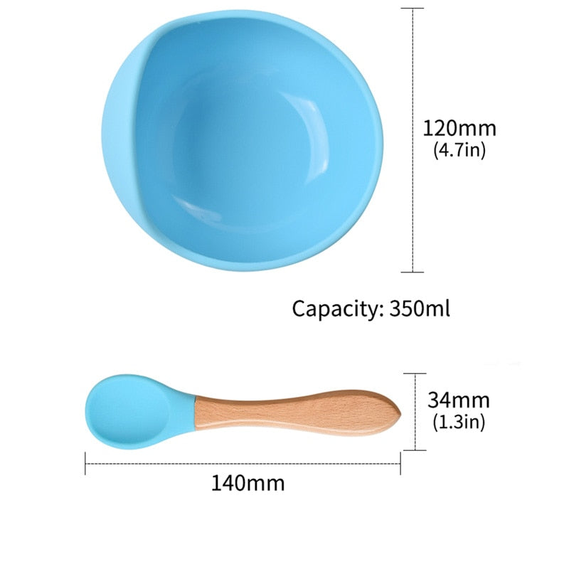 Silicone Baby Feeding Bowl