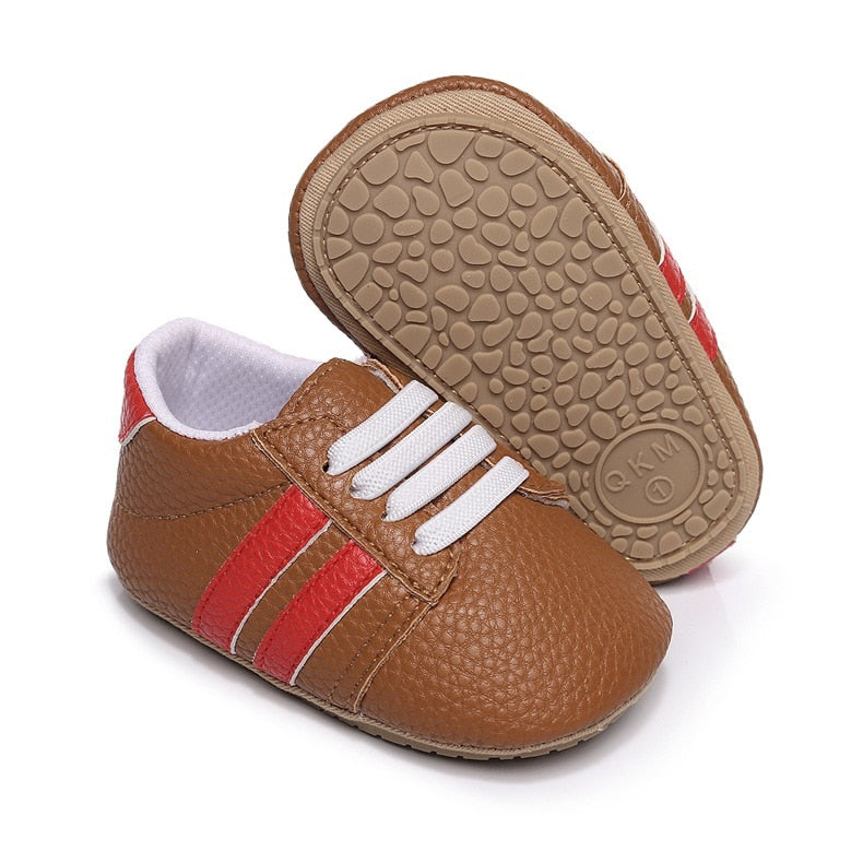 Retro Leather Baby Shoes