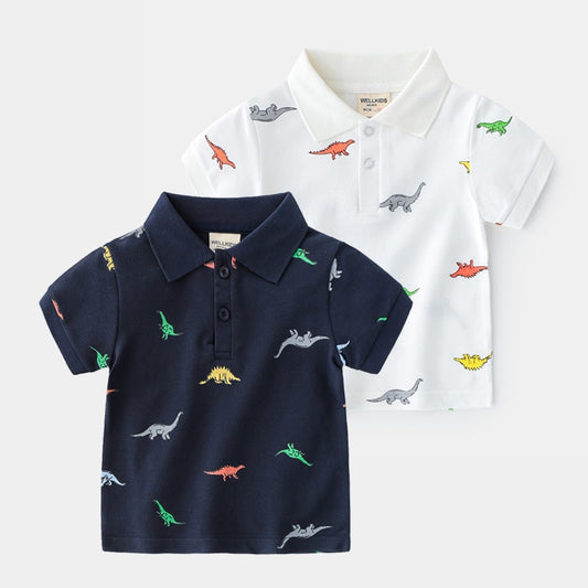 Boys Dinosaur Polo Shirts