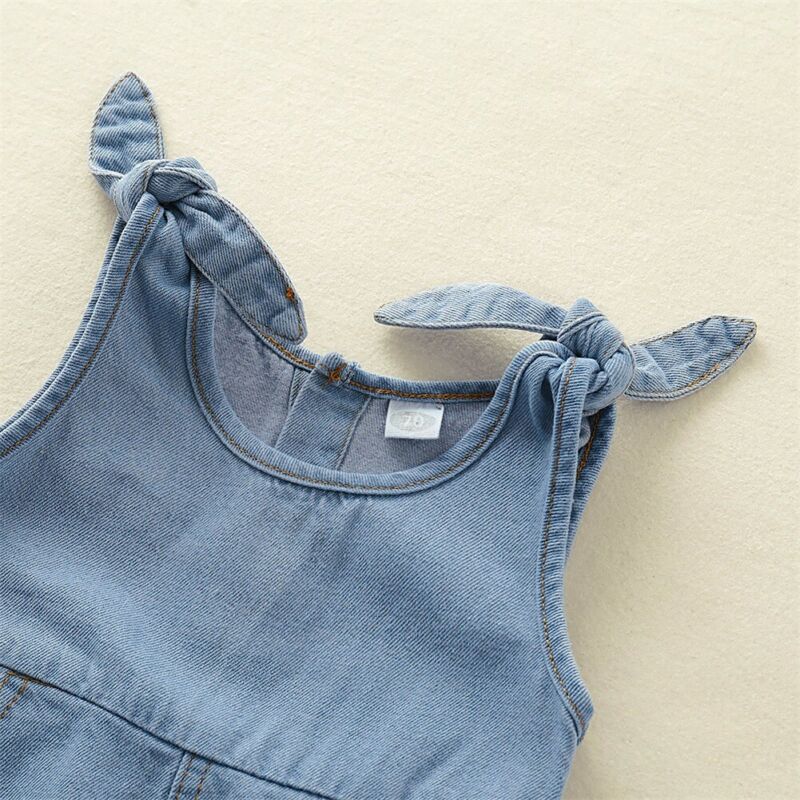 Girl Denim Jumpsuit