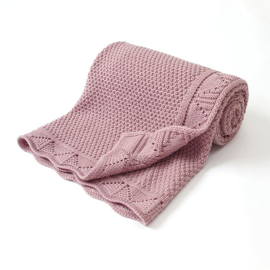 Knitted Newborn Swaddle Wrap 100*80cm