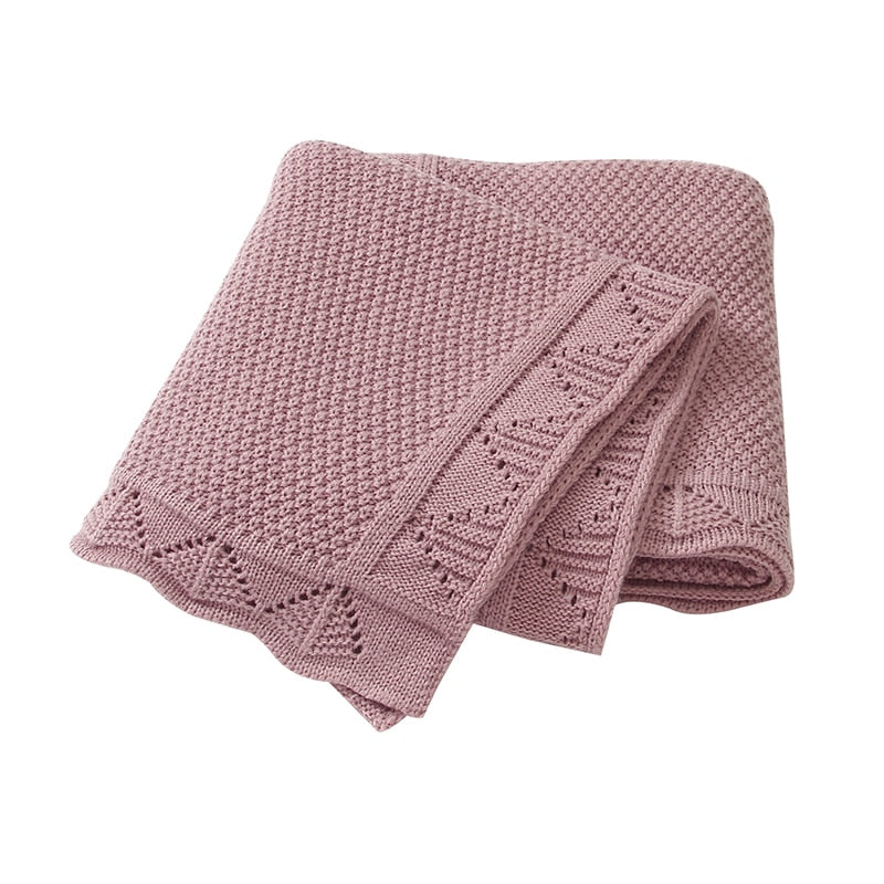 Knitted Newborn Swaddle Wrap 100*80cm