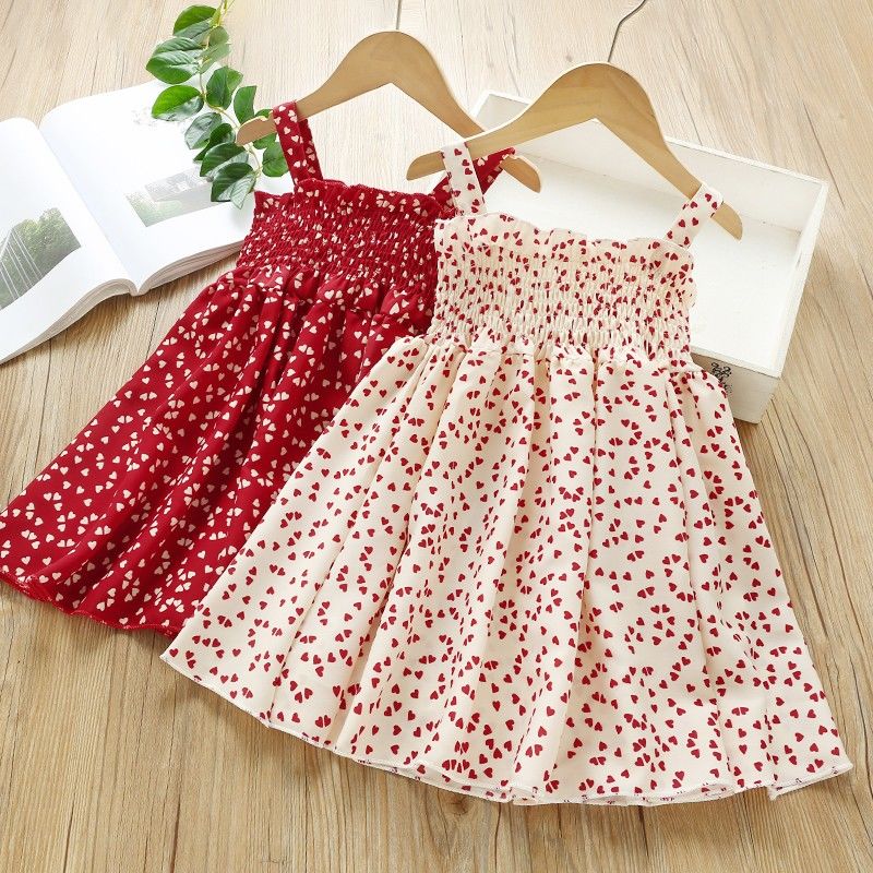 Girls Hearts Summer Dress