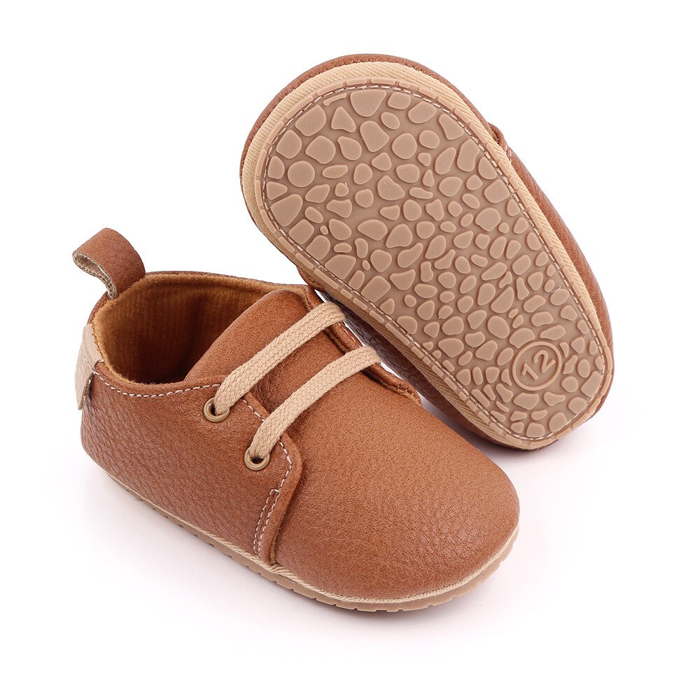 Retro Leather Baby Shoes