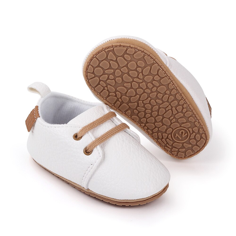 Retro Leather Baby Shoes