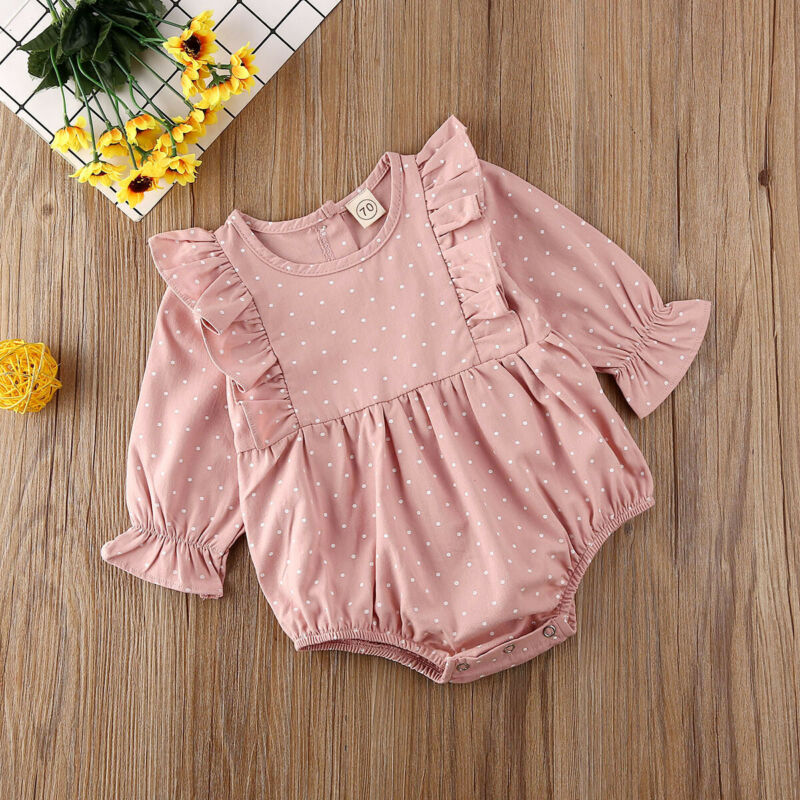 Baby Girls Dotty Romper